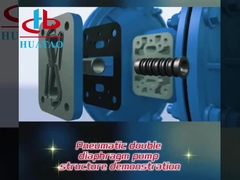 सटीक 220v स्टेनलेस स्टील एयर डायफ्राम पंप समायोज्य दबाव और प्रवाह दर